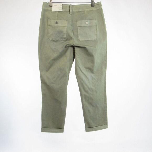 Stone gray NYDJ capri pants 8 NWT $114.00 - Picture 3 of 4